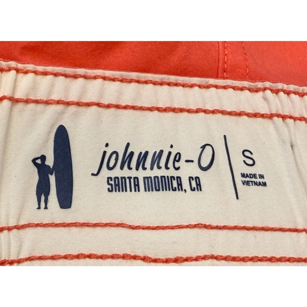 JOHNNIE-O SUN KISSED FLEMMING SIDE STRIPE SURF SHORTS BOARDSHORTS SWIM TRUNKS S